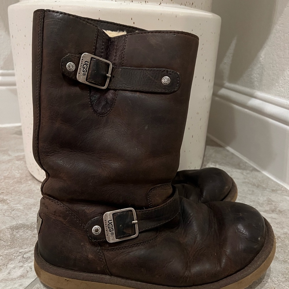 Leather Ugg Boots
